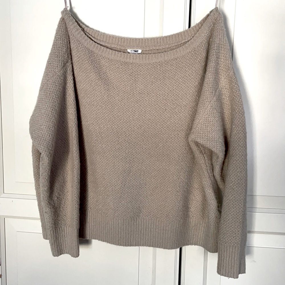 Garage off the shoulder sweater